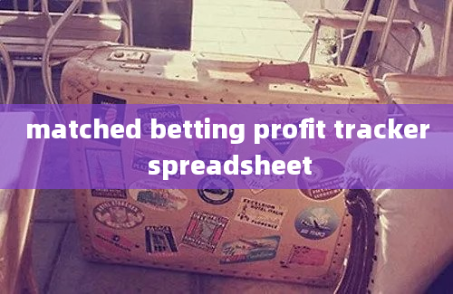 matched betting profit tracker spreadsheet