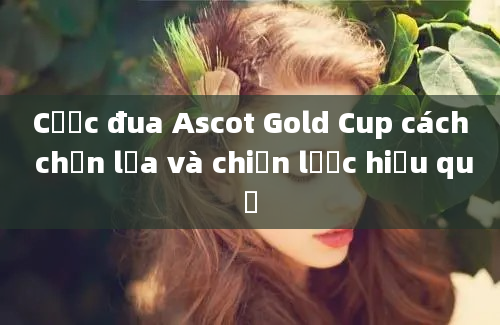 Cược đua Ascot Gold Cup cách chọn lựa và chiến lược hiệu quả