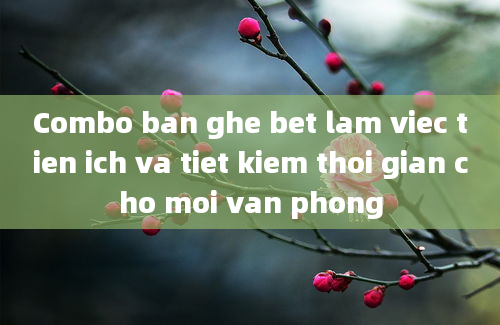 Combo ban ghe bet lam viec tien ich va tiet kiem thoi gian cho moi van phong