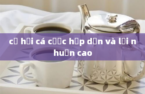 cơ hội cá cược hấp dẫn và lợi nhuận cao