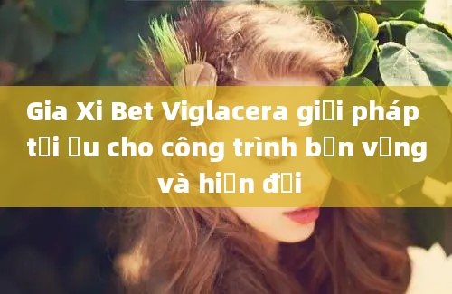 Gia Xi Bet Viglacera giải pháp tối ưu cho công trình bền vững và hiện đại