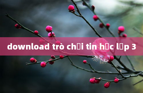 download trò chơi tin học lớp 3