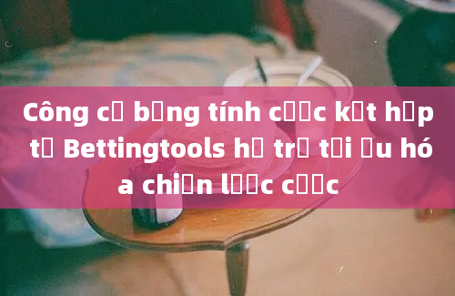 Công cụ bảng tính cược kết hợp từ Bettingtools hỗ trợ tối ưu hóa chiến lược cược