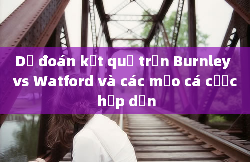 Dự đoán kết quả trận Burnley vs Watford và các mẹo cá cược hấp dẫn