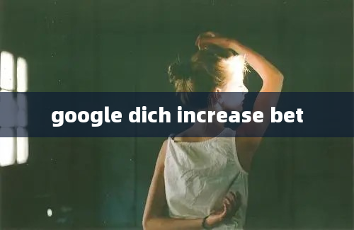 google dich increase bet