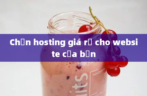 Chọn hosting giá rẻ cho website của bạn