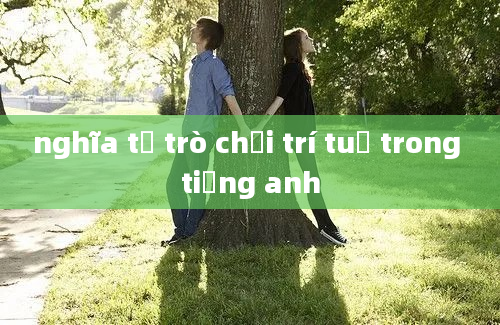 nghĩa từ trò chơi trí tuệ trong tiếng anh