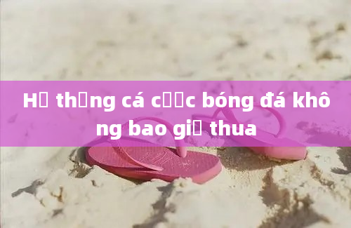 Hệ thống cá cược bóng đá không bao giờ thua