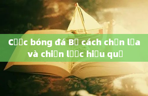 Cược bóng đá Bỉ cách chọn lựa và chiến lược hiệu quả