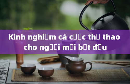 Kinh nghiệm cá cược thể thao cho người mới bắt đầu