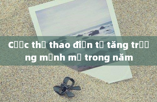 Cược thể thao điện tử tăng trưởng mạnh mẽ trong năm